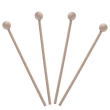 Load image into Gallery viewer, New 2 Pair Wood Mallets Percussion Sticks for Energy Chime, Xylophone, Wood Block, Glockenspiel and Bells
